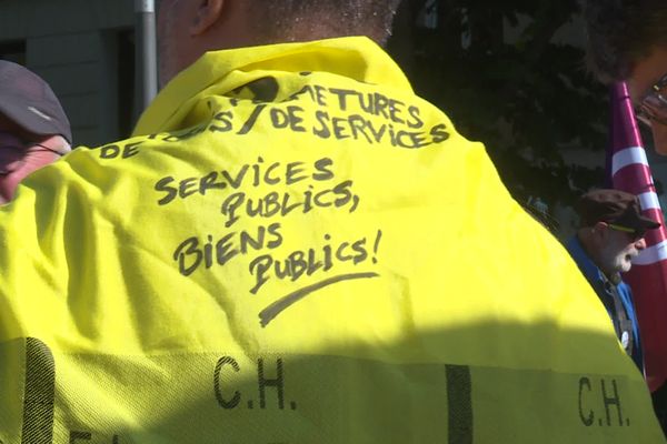 Manifestation du personnel soignant ce 22 septembre à Marseille.