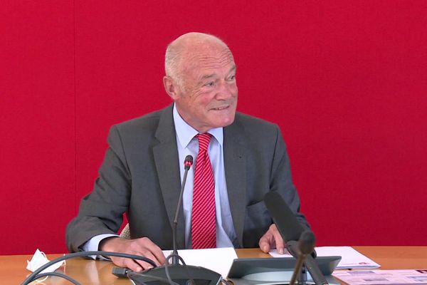 Alain Rousset dévoile son plan de relance régional lors de la conférence de presse de rentrée, lundi 14 septembre 2020