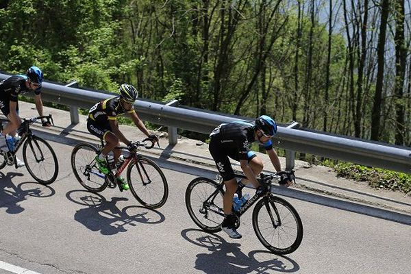 Course cycliste. 