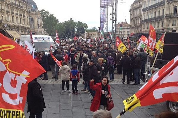 Un premier mai qui se veut unitaire à Montpellier entre la CGT et FO hostiles à la loi travail.