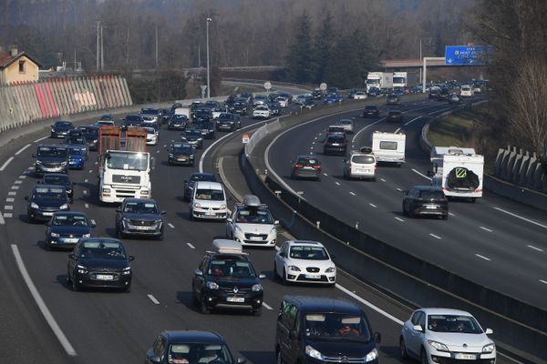 Illustration. Au total, près de 316 km de bouchons ont été cumulés, ce samedi 24 février, pour un week-end de chassé-croisé des vacances d'hiver.