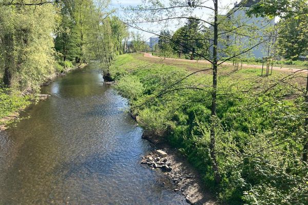 Le Sichon à Cusset a été dégagé de la végétation pour embellir le quartier de Presle