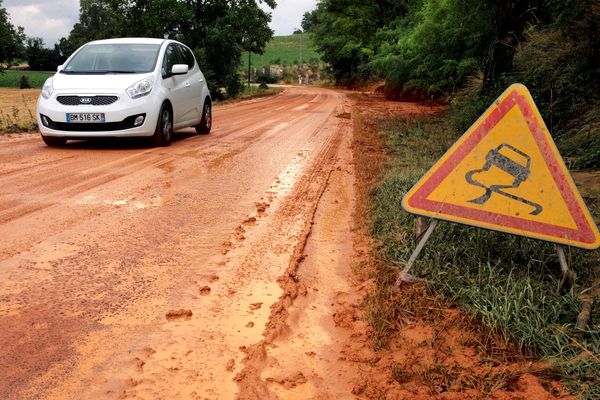 Des villages des Deux-Sèvres ont été touchés par des inondations et des coulées de boue pendant la nuit du 31/08/2015