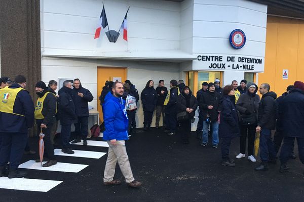 Mobilisation au centre de détention de Joux-la ville mercredi