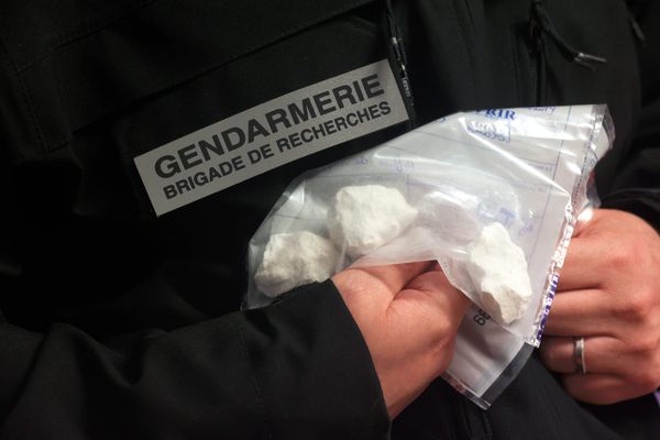 Saisie de cocaïne par les gendarmes. Image d'illustration.