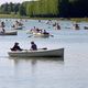 Barques le long du Grand Canal du château de Versailles - Yvelines (78)