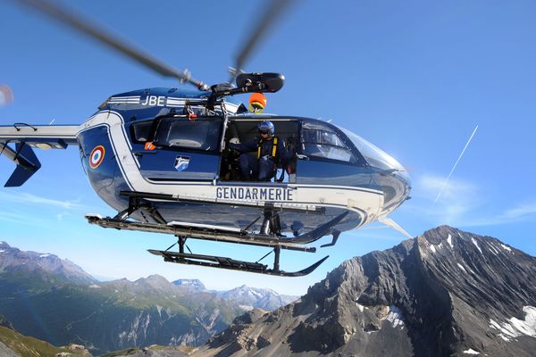 L'hélicoptère du PGHM de Modane. Photo d'illustration.