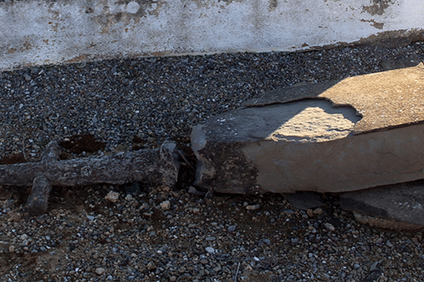 Image d'archives. Un cimetière profané à Saint-Laurent.