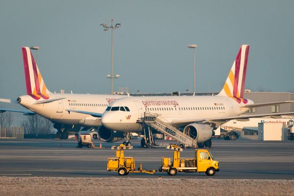 Des appareils de la compagnie Germanwings à Stuttgart