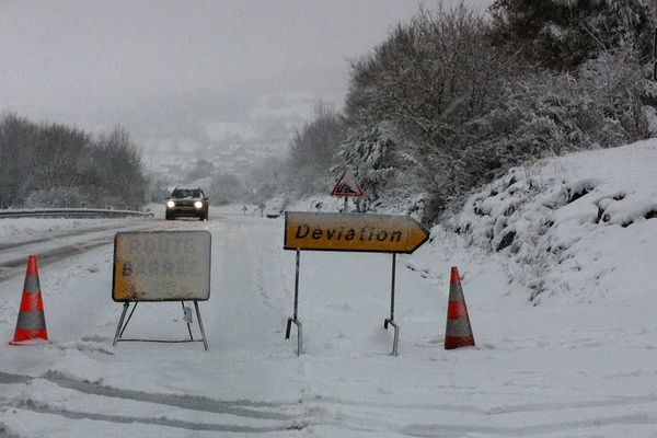 Neige en Corrèze ( mercredi 16 janvier)