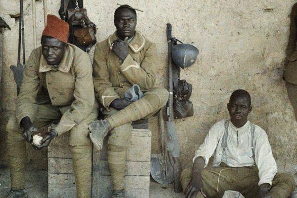 Tirailleurs sénégalais en 1917