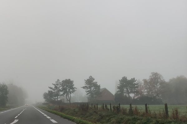 Marquette-lez-Lille dans la grisaille et le brouillard