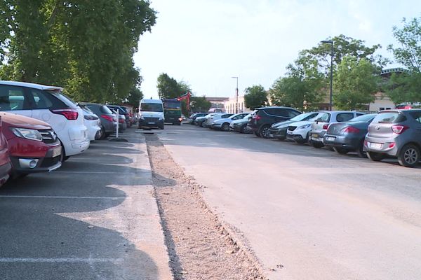 Les travaux ont déjà commencé sur ce parking