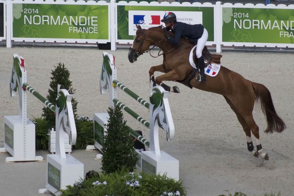 Pénélope Leprévost a largement contribué à la médaille d'argent obtenue par l'équipe de France au JEM 2014 à Caen