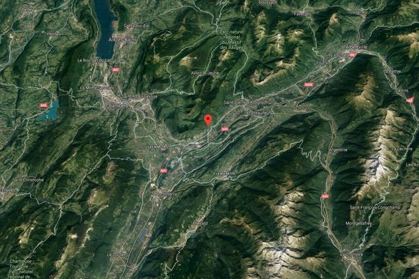 L'hélicoptère s'est écrasé sur la commune de Planaise en Savoie. 