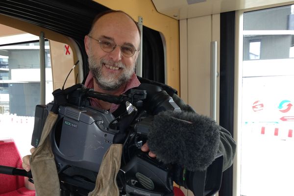 Didier Walter en 2017 en plein tournage