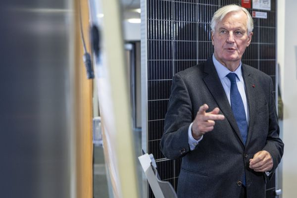 Le Premier ministre Michel Barnier en Savoie le 12 septembre 2024