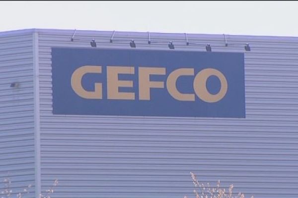 Le site du transporteur Gefco à Etupes (Doubs)