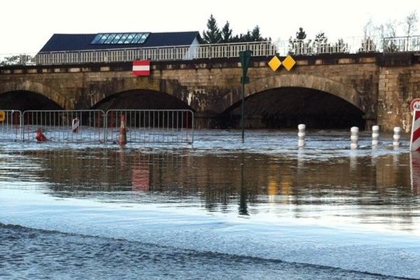 le Blavet à Pontivy ce samedi matin