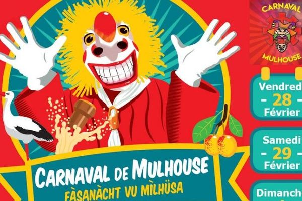 Affiche du carnaval de Mulhouse