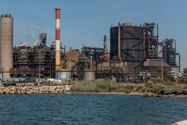 Usine à Fos-sur-Mer le 18 mai 2022