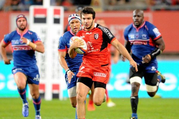 Arthur Bonneval lors de la victoire des Toulousains à Grenoble