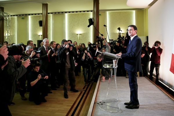 Manuel Valls a présenté son programme hier à Paris.