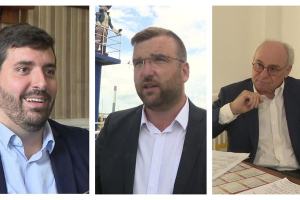 Le maire centriste sortant Florent Fatin, le RN Grégoire de Fournas et William Pouyalet divers droite s'affrontent dans la bataille des municipales 2020 à Pauillac, en Gironde.