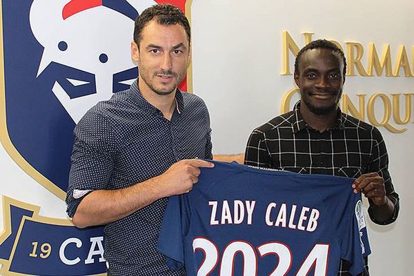 Caleb Zady Sery s'est engagé pour cinq saisons avec le Stade Malherbe de Caen