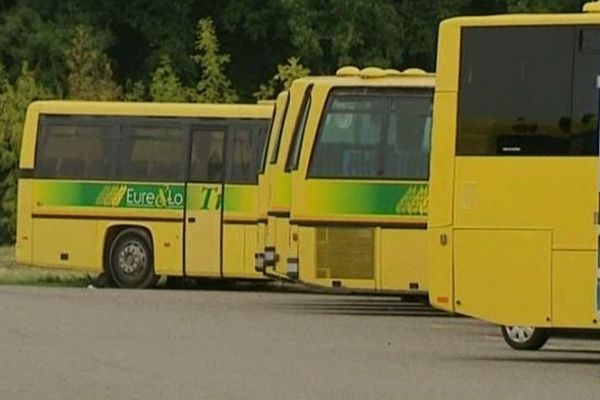 Les bus du réseau TransBeauce sont restés au dépôt