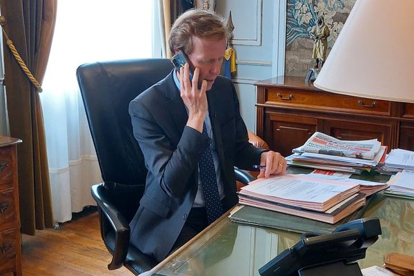 Désormais élu député en Eure-et-Loir, Harold Huwart devra démissionner de son mandat de maire de Nogent-le-Rotrou