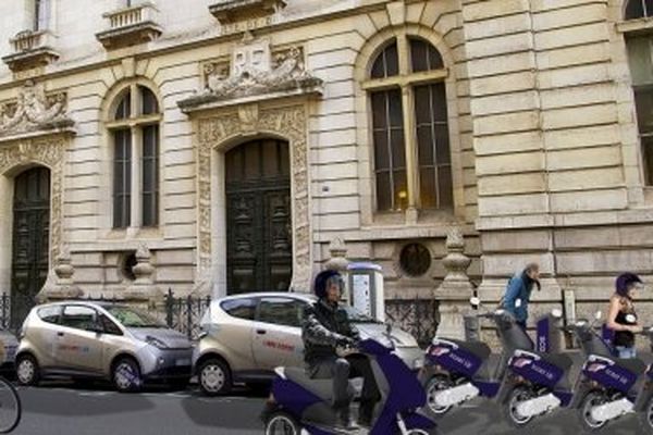 Voici à quoi pourrait ressembler les futurs scootlib'. des 2-roues 100% électriques, silencieux et non polluants.