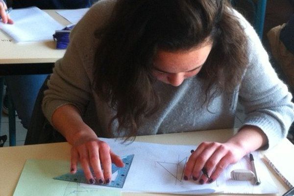 Mercredi 18 mars, c'était épreuve de maths pour les élèves chinois et ceux du lycée Joliot-Curie à Rennes