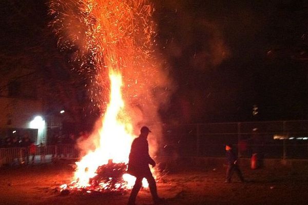 La 14e édition de la fête des Sapins s'est déroulée dans le quartier de la Maladière, à Dijon, samedi 9 janvier 2016. 