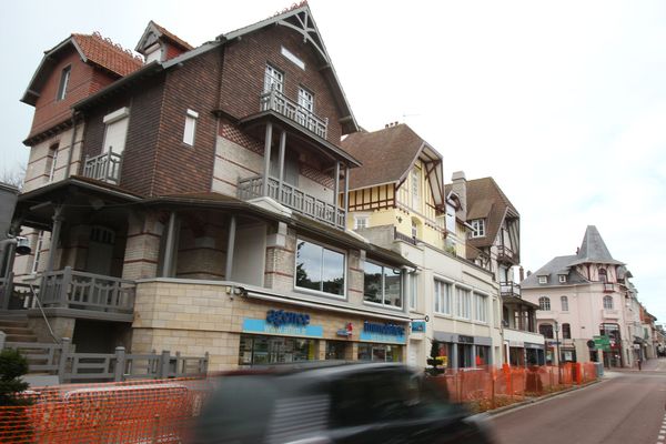 La maison d'Emmanuel Macron et son épouse, au Touquet. 