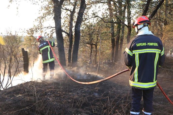 Le feu s'est propagé au bois