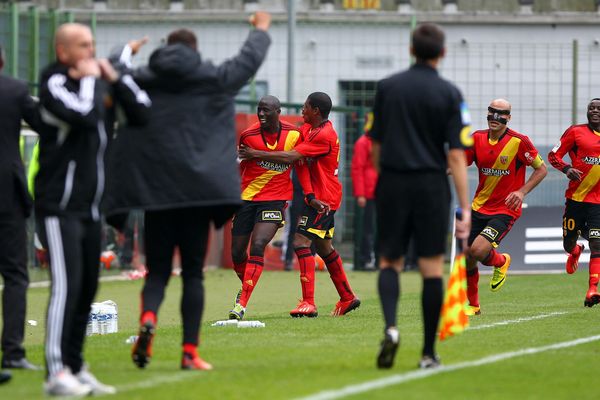 Joie et soulagement pour le RC Lens. 