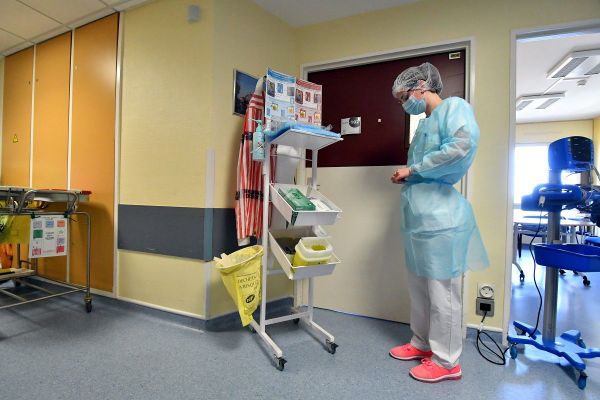 Le service Covid de l'hôpital de Tarbes, en mars dernier.