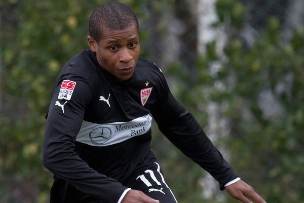 L'attaquant Johan Audel sous les couleurs du VFB Stuttgart