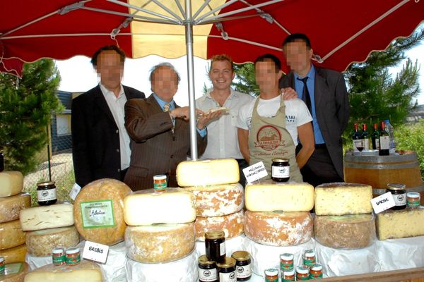 Michael Escoubeyrou, en décembre 2009 à Narbonne (Aude). Il était surnommé le "Roi du fromage" en raison de sa réussite avant d'être rattrapé par la justice.