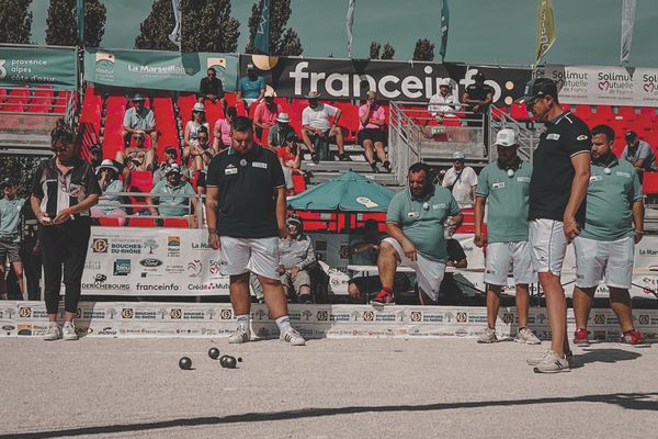 Les demi-finales du Mondial La Marseillaise à pétanque, le mercredi 5 juillet 2023.