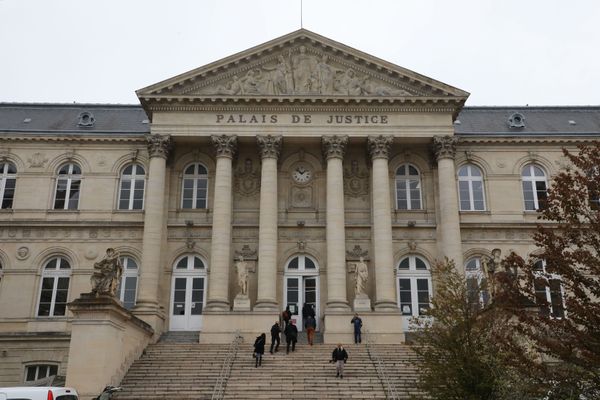 Le palais de justice d'Amiens, dans le département de la Somme.