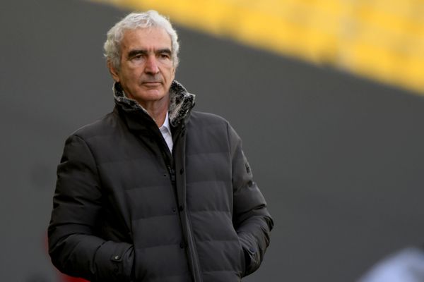 Raymond Domenech lors du match du FC Nantes contre Lens le 17 janvier 2021