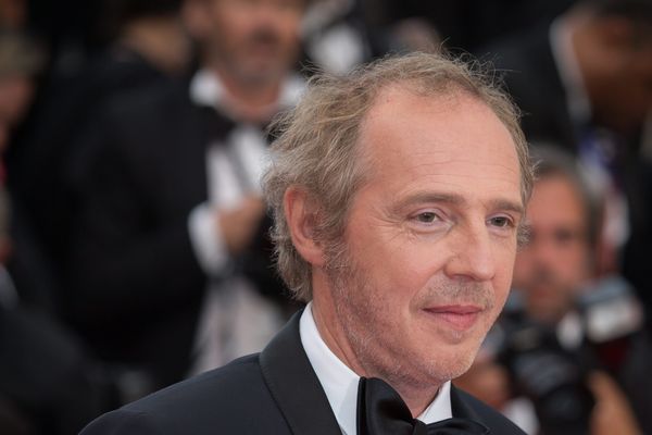 Arnaud Desplechin en 2016 au Festival de Cannes, où était aussi présente Agnès Varda