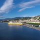 Illustration. Le port de commerce de Bastia.