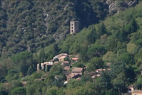 Colombières-sur-Orb,  au pied du Caroux, dans le Parc naturel du Haut-Languedoc