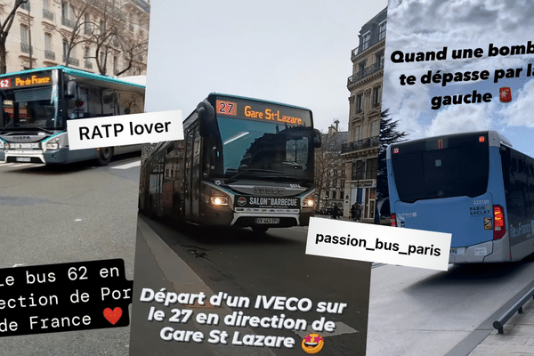 Paris, Saclay, Rambouillet, et même Annecy, Rennes, Nancy ou encore Caen, chaque métropole  a droit à son "faux" compte fan de bus.