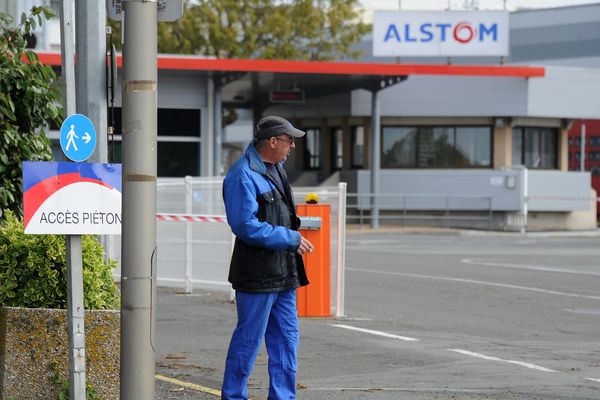 Le site d'Alstom d'Aytré en Charente-Maritime.