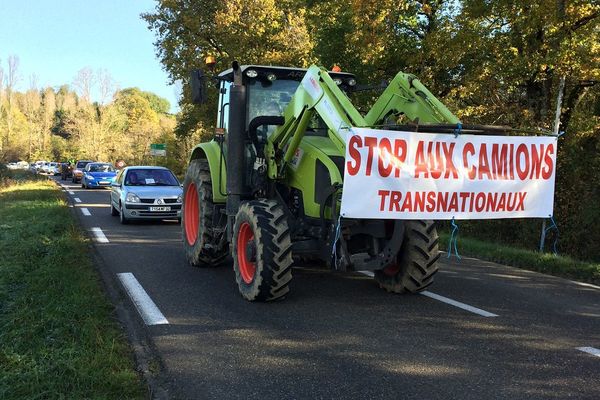 Deux convois sont partis de Vergoignan et Manciet pour rejoindre Nogaro.