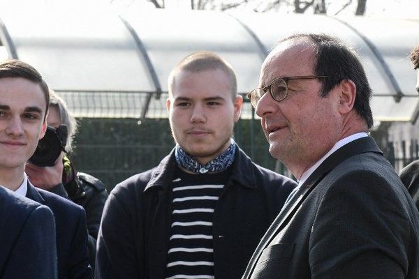 François Hollande s'est exprimé ce vendredi devant des lycéens d'Hénin-Beaumont.